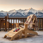 Fauteuil Adirondack avec son repose-pieds