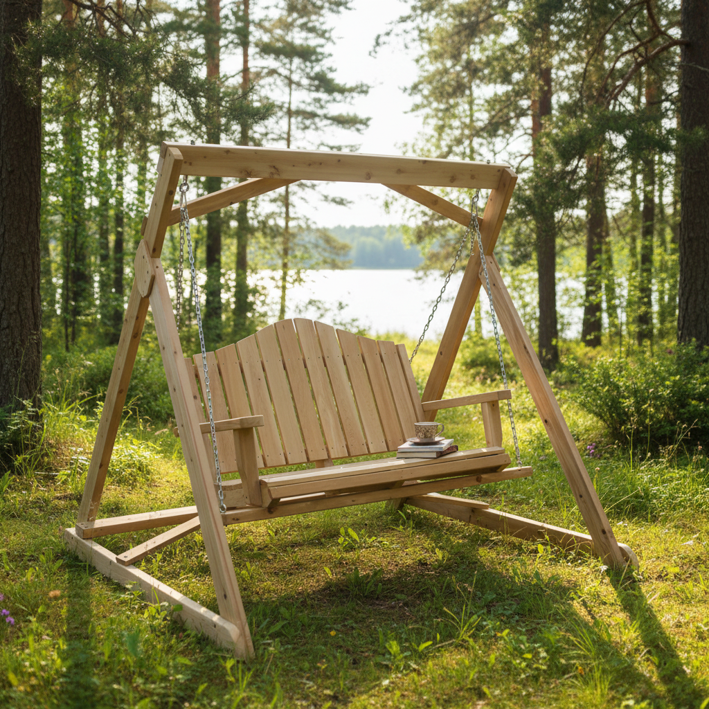 Banc sur portique 2 places