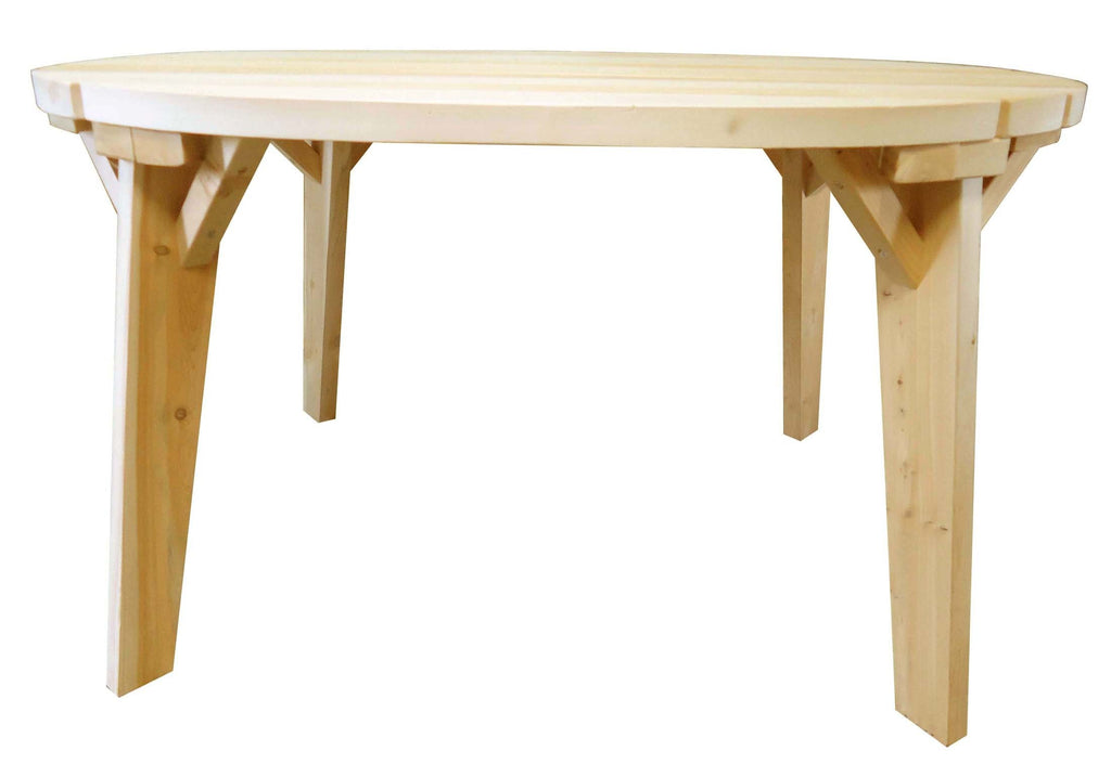 Table Ovale avec 4 Chaises Lattes Verticales - Image 5