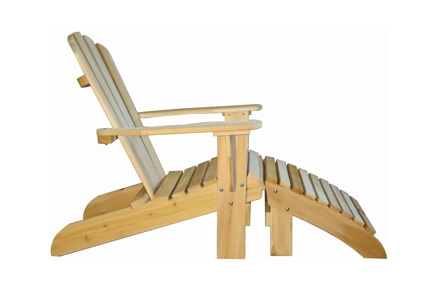 Fauteuil Adirondack avec son repose-pieds