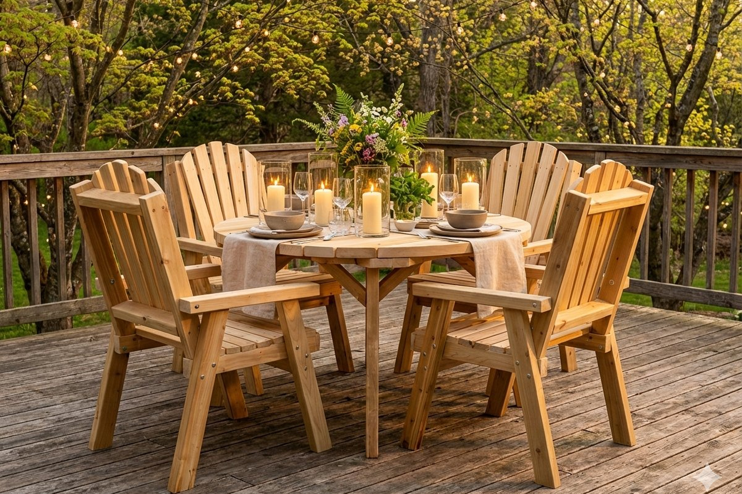 Table avec 4 chaises